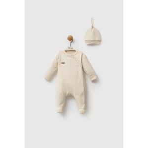 Moi Noi Şapkalı Tulum Mnb1248 Bej