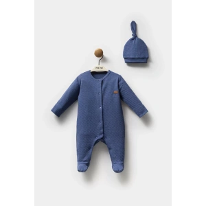 Moi Noi Şapkalı Tulum Mnb1251 Navy Blue