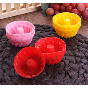 Muffin Kek Kalıbı Silikon 6 Adet