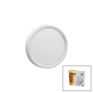 Nisaluce Epl-18sü 18w Beyaz Metal Kasa Sıva Üstü Yuvarlak Led Slim Panel 1260lm Beyaz=6500k 30.000 Saat Ömür (4172)