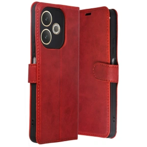 Oppo A5 Pro 4G Trend S Plus Kapaklı Kılıf - Kırmızı