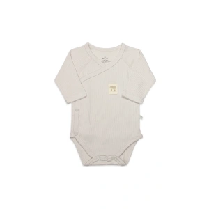 Organic Modal Flying Balloons Kruvaze Uzun Kol Body Bs17121 Bej