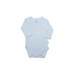 Organic Modal Flying Balloons Kruvaze Uzun Kol Body Bs17121 Mavi