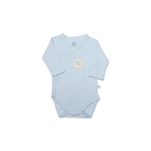 Organic Modal Flying Balloons Kruvaze Uzun Kol Body Bs17121 Mavi