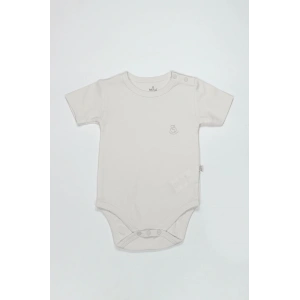 Organik Natural Basic Style Yarım Kol Body Bs17103 Ekru