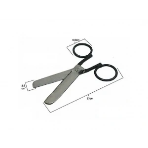 Özel El Yapımı Dövme Lokum Makası 23 cm