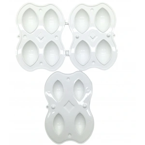 Plastik 4lü İçli Köfte Yapma Kalıp Aparatı (4172)