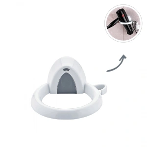 Plastik Saç Kurutucu - Fön Makine Askısı Yapışkanlı - Duvara Monte (4172)