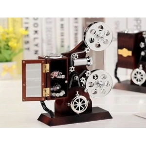 Projektör Şeklinde Takı Çekmeceli Müzik Kutusu