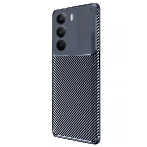 Realme C75 4G Auto Focus Karbon Kapak - Lacivert