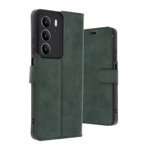 Realme C75 4G Trend S Plus Kapaklı Kılıf - Koyu Yeşil