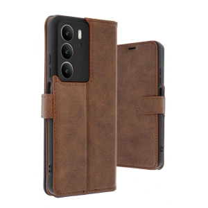 Realme C75 4G Trend S Plus Kapaklı Kılıf - Taba