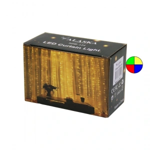 Rgb 3x3mt Usb - Kumandalı Tel Perde Led - Dekor Lamba (4172)