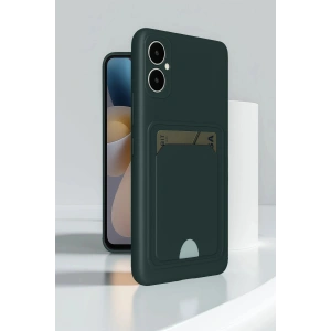 Samsung Galaxy A05 Kelvin Kartvizitli Silikon - Lila