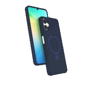 Samsung Galaxy A06 Regal Magsafe Standlı Kapak - Lacivert