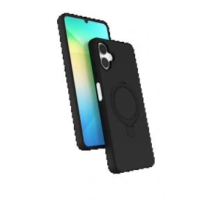 Samsung Galaxy A06 Regal Magsafe Standlı Kapak - Siyah