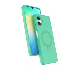 Samsung Galaxy A06 Regal Magsafe Standlı Kapak - Yeşil