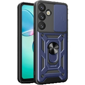 Samsung Galaxy A17 5G Pars Lens Yüzüklü Silikon - Lacivert