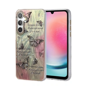 Samsung Galaxy A24 4G Kılıf Blade Aynalı Desenli Kapak - Desen 6