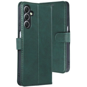 Samsung Galaxy A24 4G Kılıf Trend S Plus Kapaklı Kılıf - Yeşil