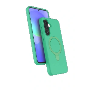 Samsung Galaxy A26 Regal Magsafe Standlı Kapak - Yeşil