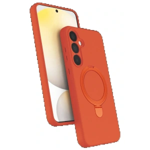 Samsung Galaxy A35 5G Regal Magsafe Standlı Kapak - Turuncu