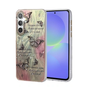 Samsung Galaxy A36 Kılıf Blade Aynalı Desenli Kapak - Desen 6