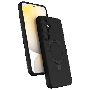 Samsung Galaxy A55 5G Regal Magsafe Standlı Kapak - Siyah