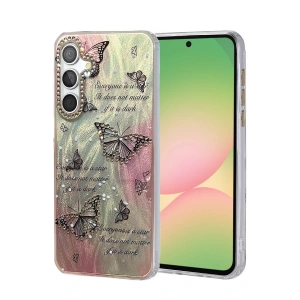 Samsung Galaxy A56 Kılıf Blade Aynalı Desenli Kapak - Desen 6