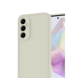 Samsung Galaxy A56 Kılıf Viera Silikon - Krem