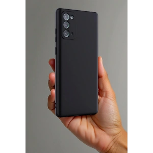 Samsung Galaxy Note 20 Kılıf First Silikon - Mavi