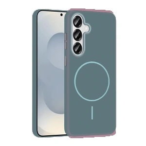 Samsung Galaxy S23 FE Broş Magsafe Kapak - Turkuaz