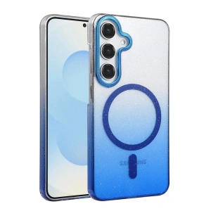 Samsung Galaxy S23 FE Glossy Magsafe Kapak - Mavi