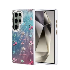 Samsung Galaxy S23 Ultra Kılıf Blade Aynalı Desenli Kapak - Desen 4