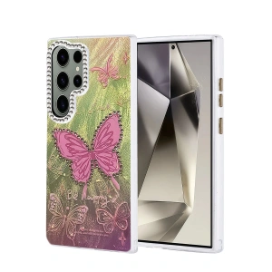 Samsung Galaxy S23 Ultra Kılıf Blade Aynalı Desenli Kapak - Desen 5