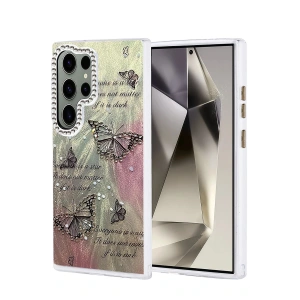 Samsung Galaxy S23 Ultra Kılıf Blade Aynalı Desenli Kapak - Desen 6