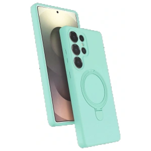 Samsung Galaxy S23 Ultra Regal Magsafe Standlı Kapak - Su Yeşili