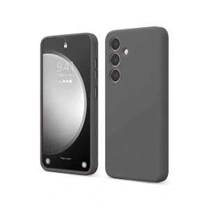 Samsung Galaxy S24 FE Kılıf First Silikon - Gri