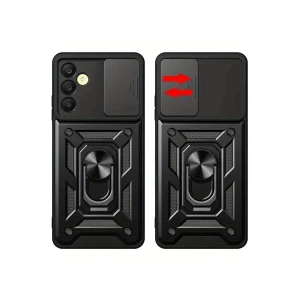 Samsung Galaxy S24 FE Pars Lens Yüzüklü Silikon - Lacivert