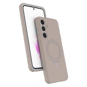 Samsung Galaxy S24 FE Regal Magsafe Standlı Kapak - Çöl Titanyum