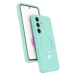 Samsung Galaxy S24 FE Regal Magsafe Standlı Kapak - Su Yeşili