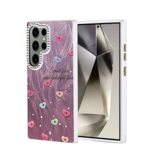 Samsung Galaxy S24 Ultra Kılıf Blade Aynalı Desenli Kapak - Desen 8