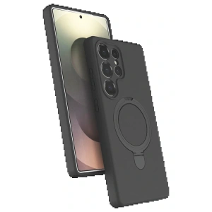 Samsung Galaxy S24 Ultra Regal Magsafe Standlı Kapak - Titan Gri