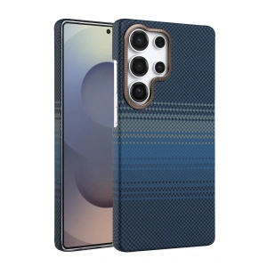 Samsung Galaxy S24 Ultra Vega Magsafe Kapak - Mavi