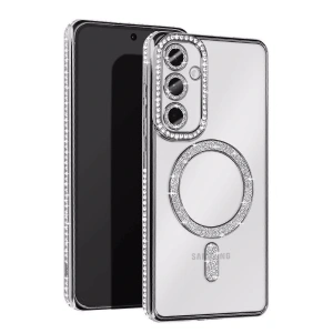 Samsung Galaxy S25 Edge Joke Simli Magneticsafe Kılıf - Gümüş