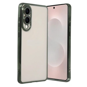 Samsung Galaxy S25 Edge Lensli Silikon - Yeşil