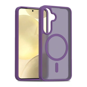 Samsung Galaxy S25 Jota Magsafe Kapak - Derin Mor