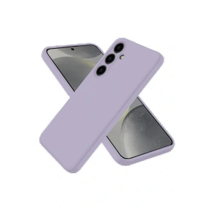 Samsung Galaxy S25 Kılıf Nano içi Kadife Silikon - Lila