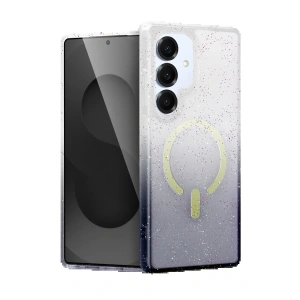 Samsung Galaxy S25 Plus Pummel Shiny Magsafe Kapak - Siyah