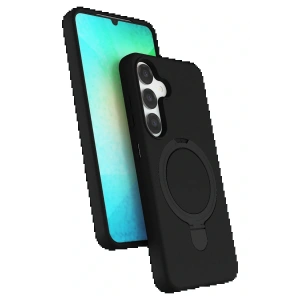 Samsung Galaxy S25 Regal Magsafe Standlı Kapak - Siyah